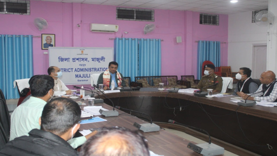 Visit of CEO Assam for Bye Elections 2022